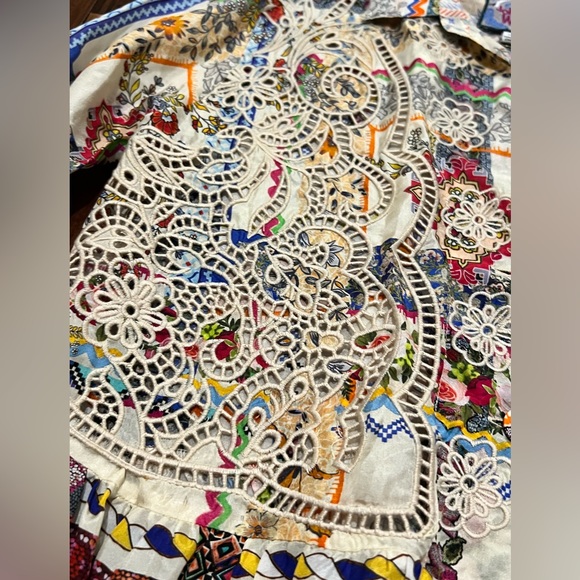 Johnny Was Stano Monroe Silk Tunic size xxs NWT xs small - Picture 10 of 15